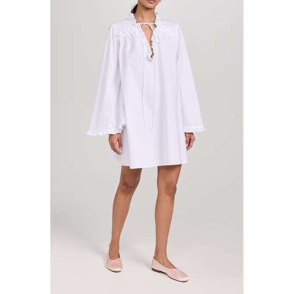 Mansur Gavriel Dream Ballerina Flats in Rose Satin 38.5 - Picture 8 of 8